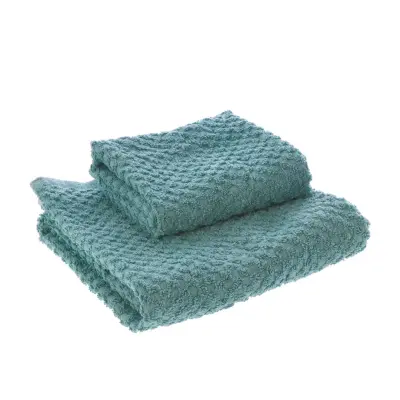 Set brisača Travis 56x36 in 96x53cm / 2 kos / zelena / bombaž