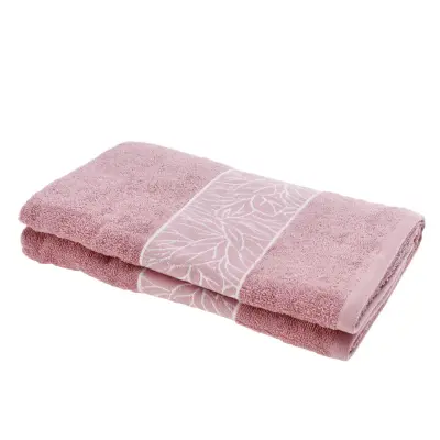 Brisača Veiga 140x90cm / roza / bombaž