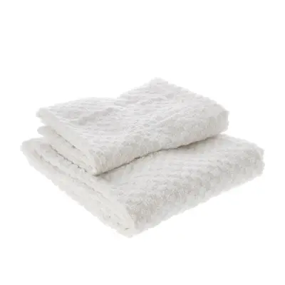 Set brisača Travis 56x36 in 96x53cm / 2 kos / bela / bombaž