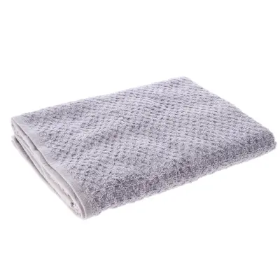 Velika brisača Travis 150x90cm / svetlo siva / bombaž