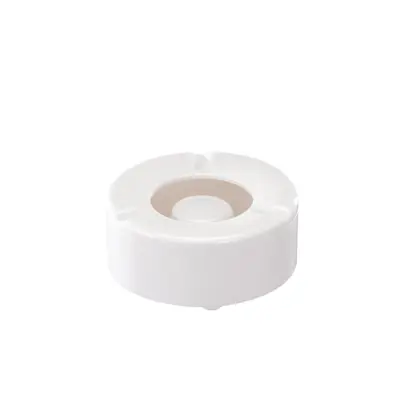 Bel pepelnik 10cm / bel / melamin