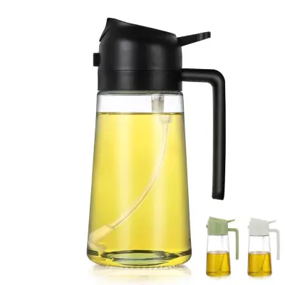 Steklenica s pršilom za olje 470ml / več barv / steklo, PP