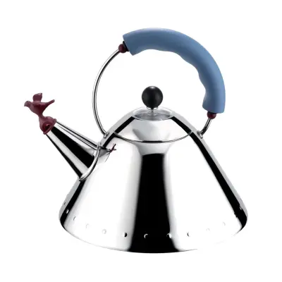 Čajnik Bird 9093 / 2l / moder ročaj / inox / indukcija