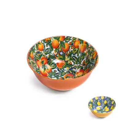Skledica Agrumi 15,5xh7cm / več vzorcev / porcelan