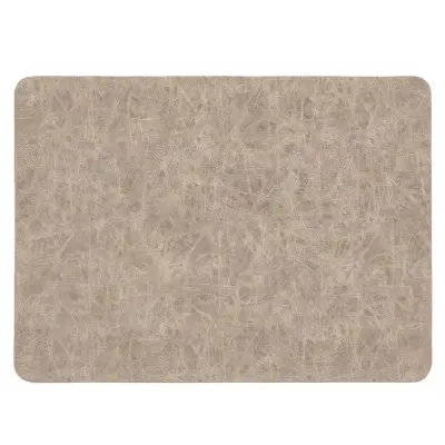Placemat prtiček Troja Taupe 45x33cm / pravokoten / umetno usnje