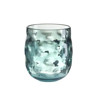 Set kozarec za vodo, sok Bubble 400ml / 4kos / moder / plastika