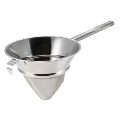 Konično cedilo z ročajem 25cm / inox