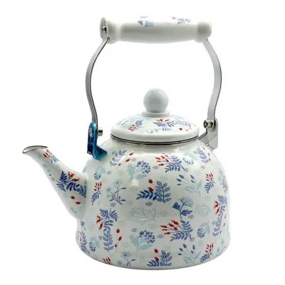 Čajnik s cedilom Šipek 2l / indukcija / emajl, inox