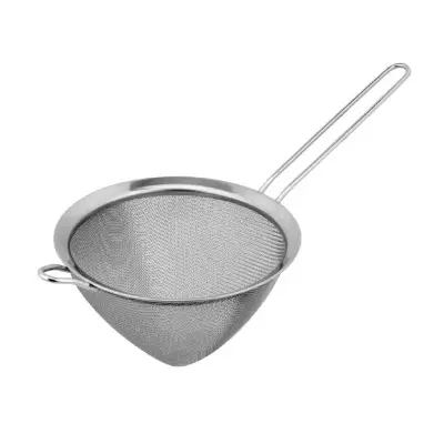 Konično mrežasto cedilo z ročajem 20cm / nerjaveče jeklo 18/10