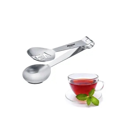 Prijemalka za čajne vrečke 12cm / inox