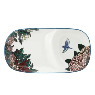 Krožnik Reminisce 36x19cm / 2-delni / ovalen / keramika