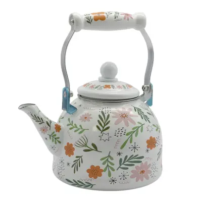 Čajnik s cedilom Rože 2l / indukcija / emajl, inox