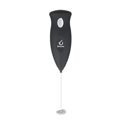 Baterijski penilec mleka / črn / inox, pvc