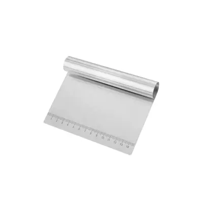 Strgalo in rezalnik za testo z merilnim trakom 15x11cm / inox
