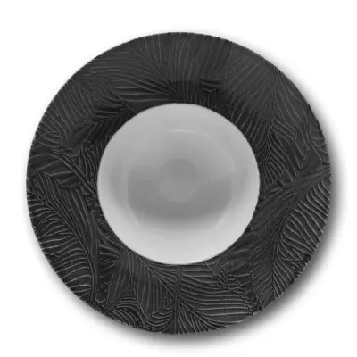 Krožnik Pasta Bowl Breath 27,5cm / črn / porcelan