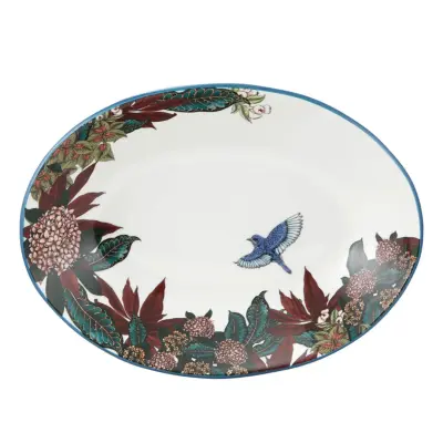 Skleda Reminisce 32x23xh5,5cm / ovalna / keramika