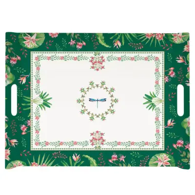 Pladenj Botanic Chic 52x37cm / pravokoten / plastika