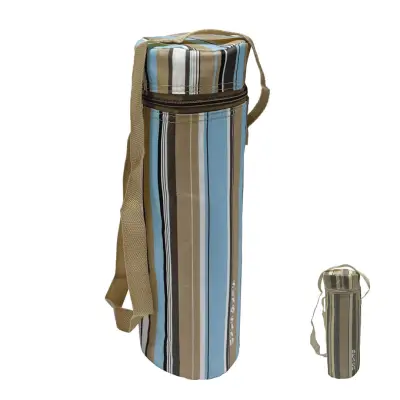 Hladilna torba za steklenico Črte 2L / 13xh39cm / več barv / poliester
