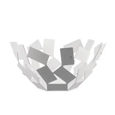 Skleda za sadje Scirocco 27,3xh13cm / okrogla / bela / inox
