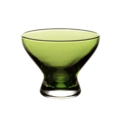 Kozarec za sladoled Nadia Ice 11cm / zelen / steklo