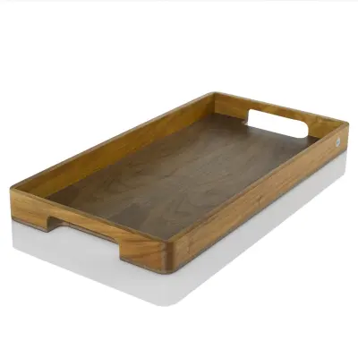 Pladenj 60x31xh5cm / pravokoten / les akacija, oreh