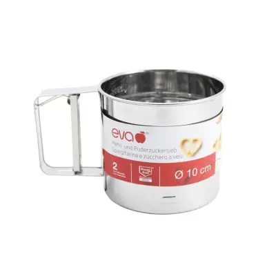 Posipalec sladkorja, sejalec moke 10cm / inox
