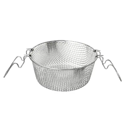 Košara za cvrenje 20cm / dva ročaja / krom