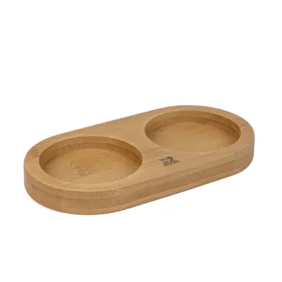 2-delni podstavek za mlinček Linea Bamboo 17cm / les