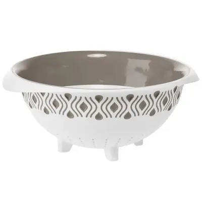 Tosca cedilo 31x28xh.13cm belo-sivo / pvc