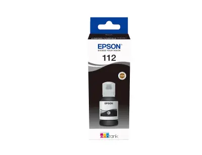 Črnilo EPSON ČRNO 112 STEKLENIČKA (Pigmentno) 127 ml