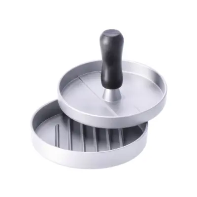 Stiskalnica za pleskavice, hamburger 12xh8cm / aluminij, plastika