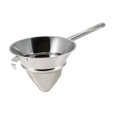 Konično cedilo z ročajem 20cm / inox