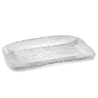 Servirni krožnik Sand 40x26,5cm / pravokoten / steklo