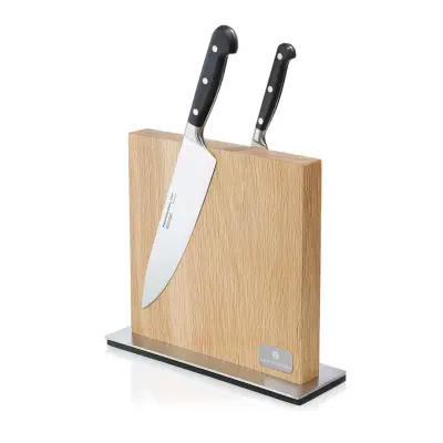 Magnetno stojalo za nože 28x9xh25,5cm / les, inox