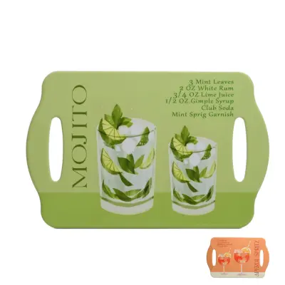 Podstavek za kozico Cocktail 28x18xh0,8cm / več barv / keramika