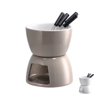 Fondi za 4 osebe / več barv / porcelan