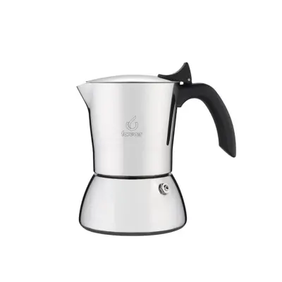 Kafetiera Miss Perla / za 2 skodelici / indukcija / inox