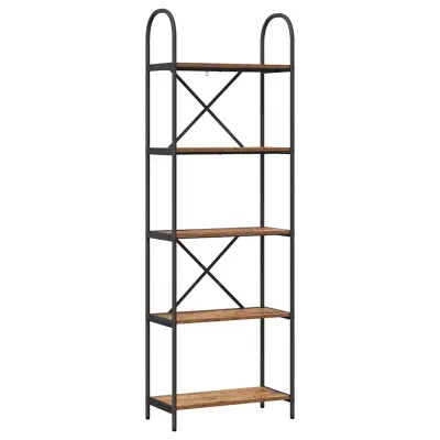 vidaXL Knjižna polica Star les 60 x 30 x 183 cm Konstruiran les