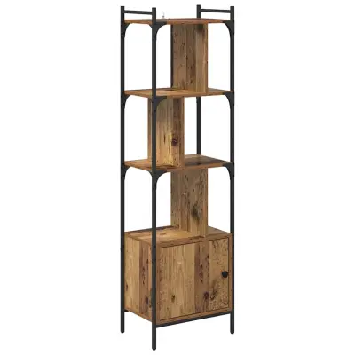 vidaXL Knjižna omara Star les 44,5 x 30 x 154,5 cm Konstruiran les