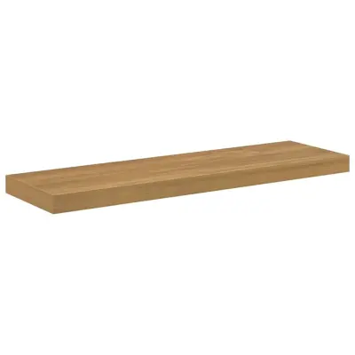 vidaXL Stenska polica Rjava 80 x 23,5 x 4 cm Konstruiran les