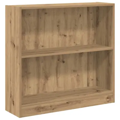 vidaXL Knjižna omara artisan hrast 80x24x76 cm inženirski les