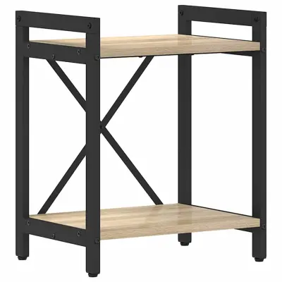 vidaXL Knjižna polica Sonoma hrast 40 x 30 x 50 cm Konstruiran les