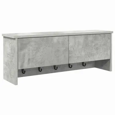 vidaXL Nadwyčajna obešalnik za plašče Betonsko siva 80 x 20 x 30 cm
