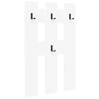 vidaXL Nadwyčajna obešalnik za plašče Bela 65 x 3 x 100 cm