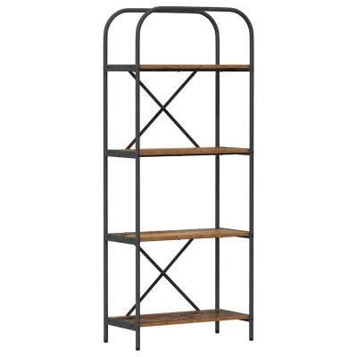 vidaXL Knjižna polica Star les 60 x 30 x 146 cm Konstruiran les