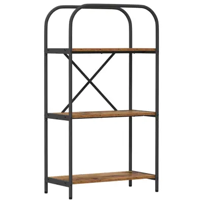 vidaXL Knjižna polica Star les 60 x 30 x 109 cm Konstruiran les