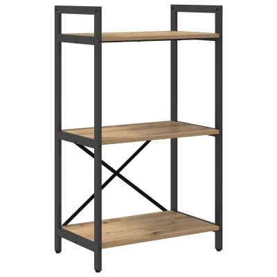 vidaXL Knjižna polica Umetni hrast 56 x 34 x 96 cm Konstruiran les