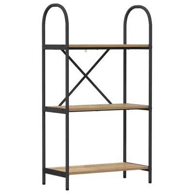 vidaXL Knjižna polica Umetni hrast 60 x 30 x 109 cm Konstruiran les