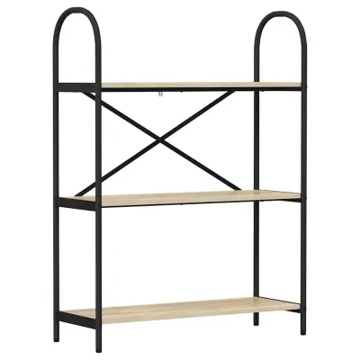 vidaXL Knjižna polica Sonoma hrast 80 x 30 x 109 cm Konstruiran les