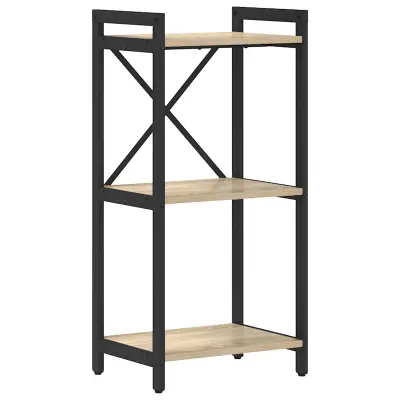 vidaXL Knjižna polica Sonoma hrast 40 x 30 x 85 cm Konstruiran les